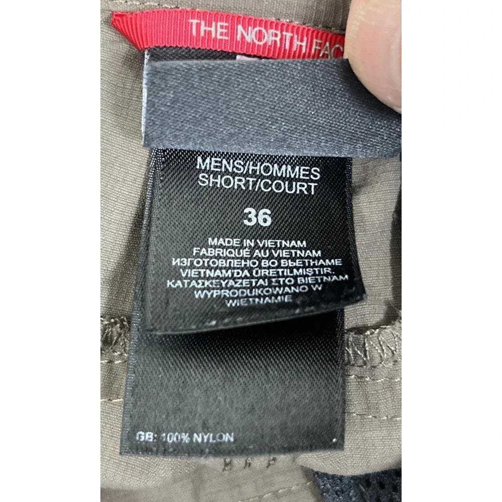 The North Face Men's Size 36 Khaki Brown Convertible Cargo Hiking Pants
